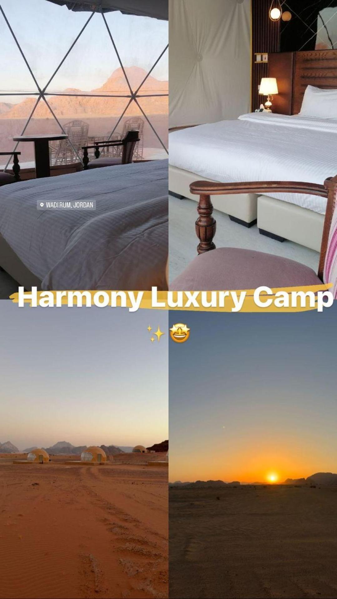 Harmony Luxury Camp Hotel Wadi Rum Eksteriør billede